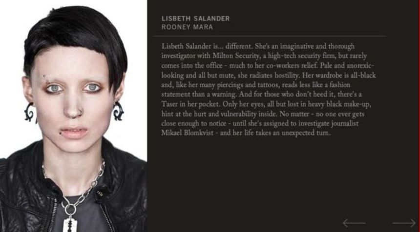 Check Out These Character Images And Biographies For THE GIRL WITH THE DRAGON TATTOO